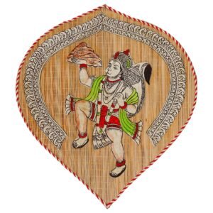 Bamboo Hand Crafted Leaf Design Wall Hangings Of Hanuman Ji For Home Decor | Bamboo Art For Wall Decor