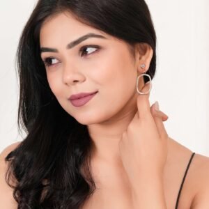 Women's Rose Gold Color Danglers Earrings for Women Party Wear